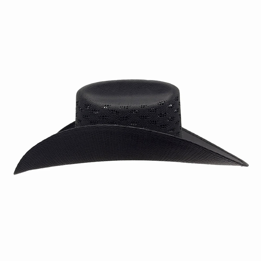 American Hat Makers Black Coyote Straw Cowboy Hat