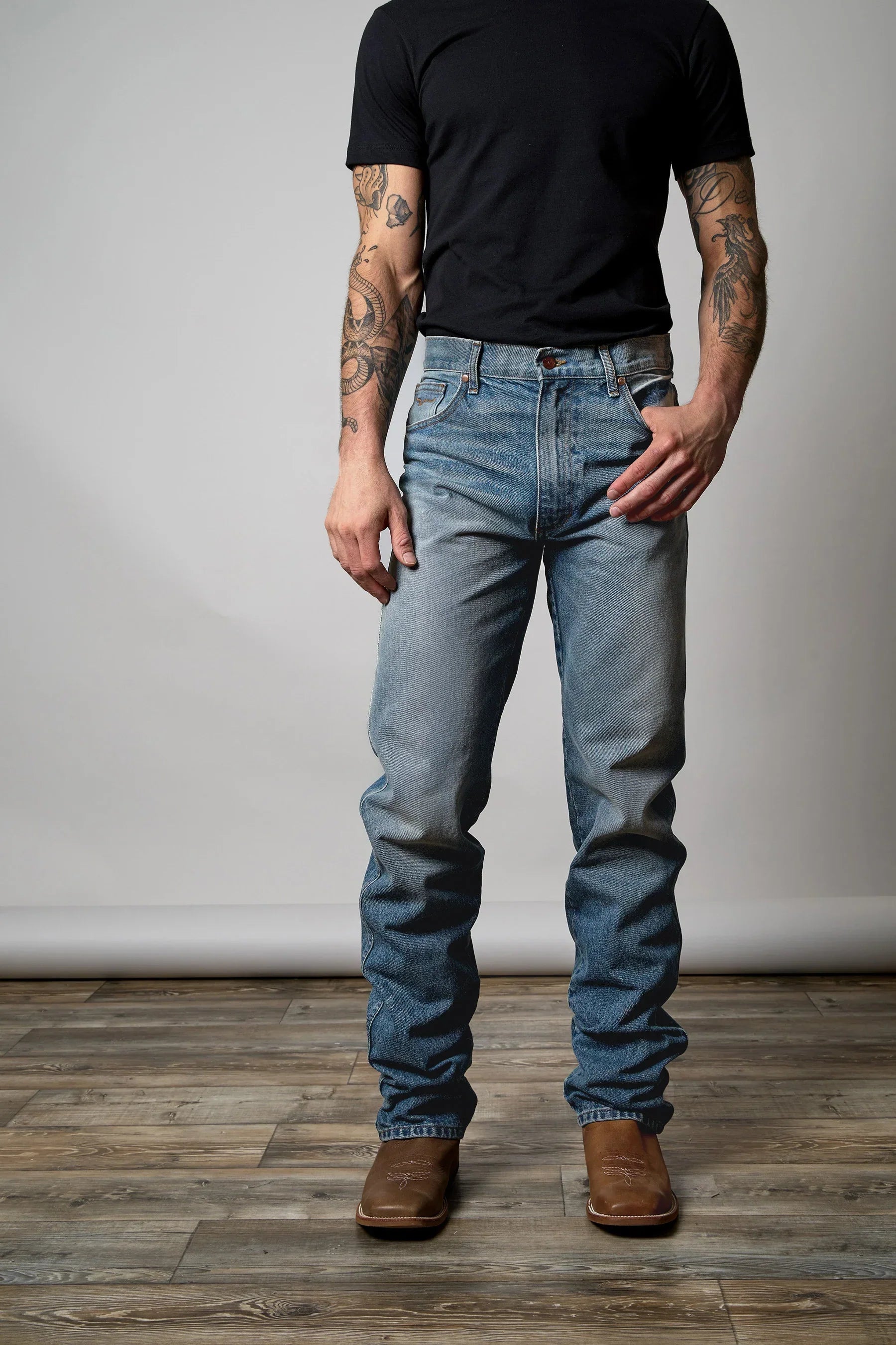 Kimes Ranch x Zach Top Light Wash Denim Jeans