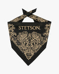 Stetson Black Cotton Bandana