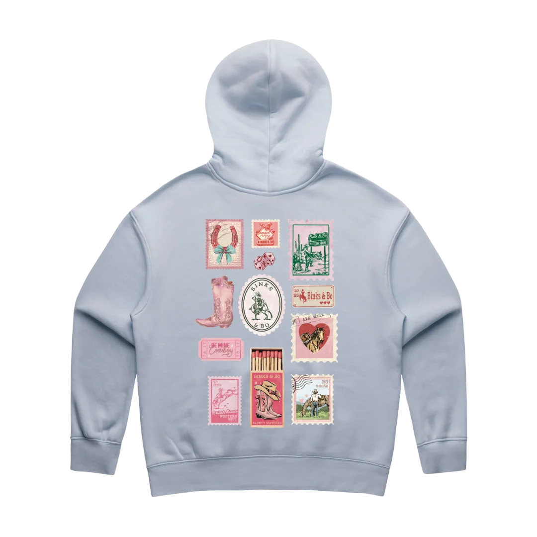 Binks & Bo. Cowgirl Post Ladies Hoodie