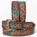 Genuine Hand Tooled Leather Belt