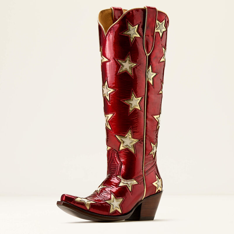 Ariat Casanova Star X Toe Western Boot Cherry Heat