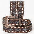 Hand Painted Western Leather Belt