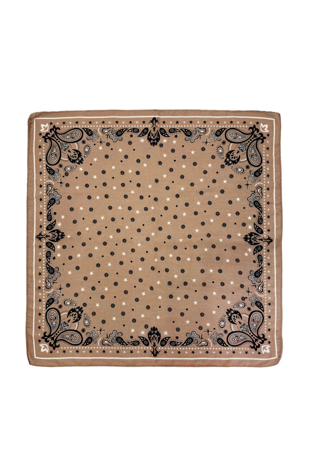 Tan Paisley Wildrag Bandana