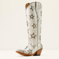 Ariat Casanova Star X Toe Western Boot Ivory Pearl