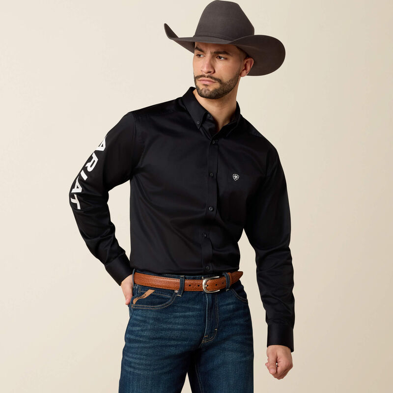 Ariat Team Logo Twill Fitted Western Shirt