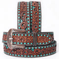 Hand Carved Western Leather Belt