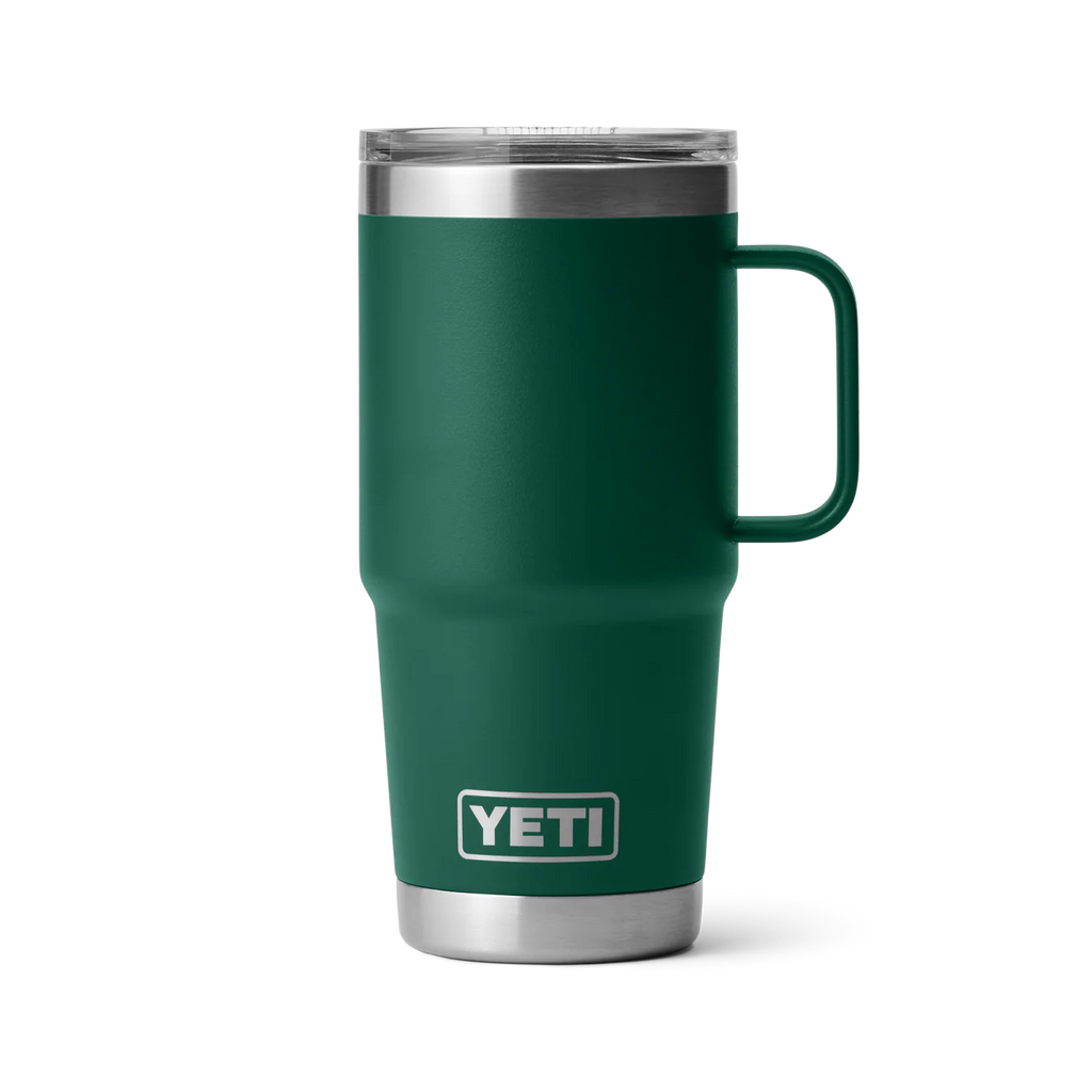 YETI 20oz Travel Mug Black Forest Green