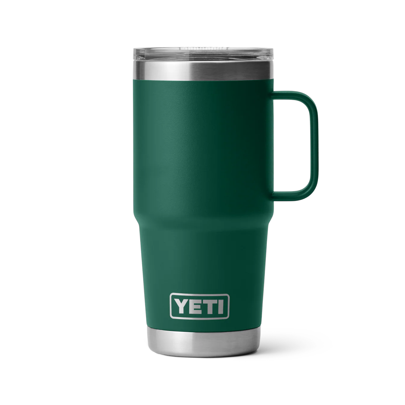 YETI 20oz Travel Mug Black Forest Green