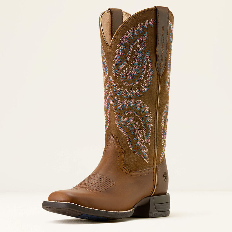 Ariat Cattle Caite Wide Square Toe Western Boot