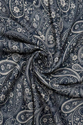 Paisley Henna Triangle Wildrag Bandana Navy