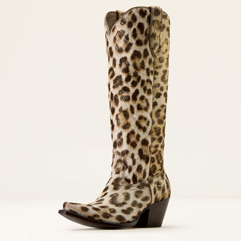 Ariat Leopard Hair On Casanova X Toe Western Boot