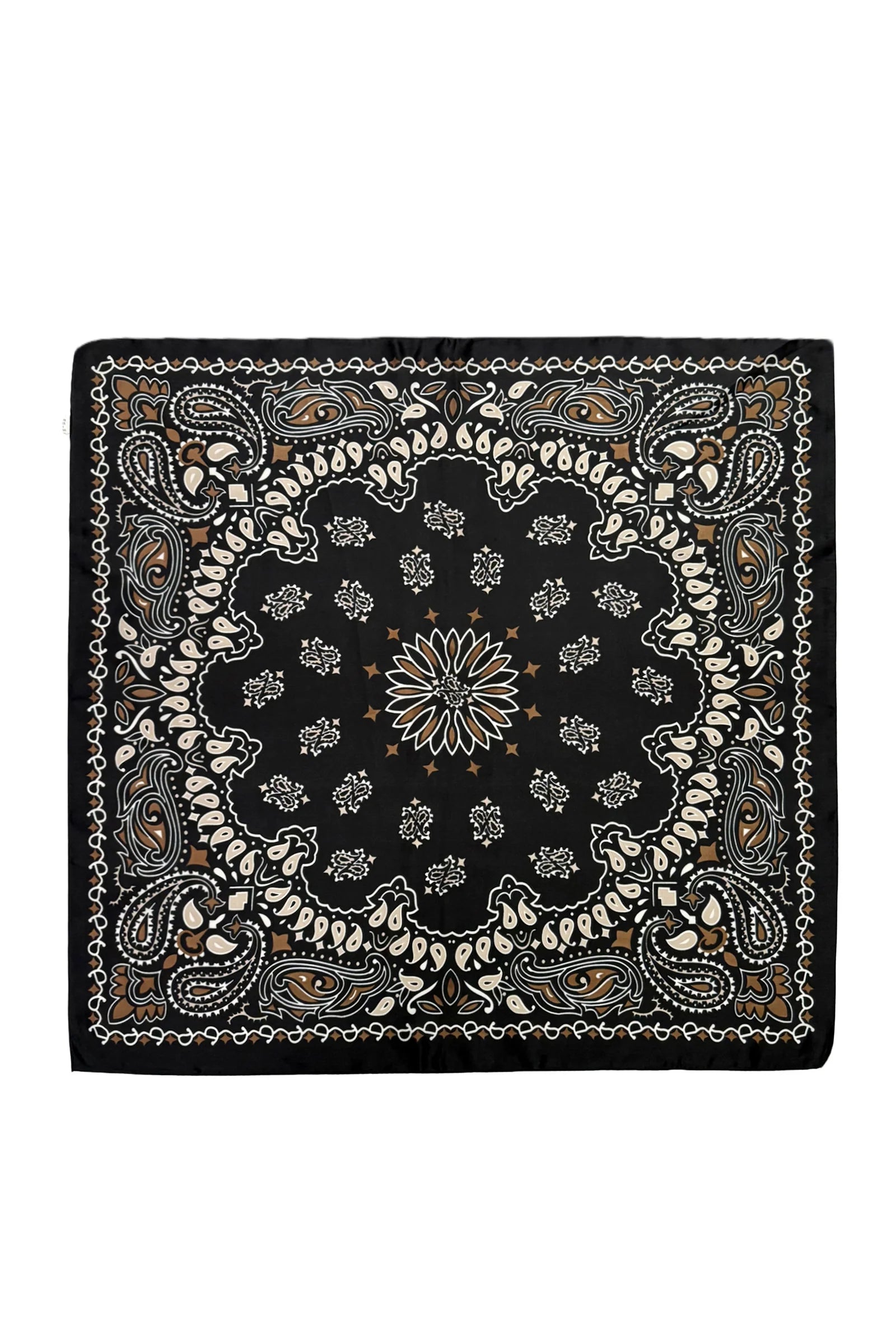 Black Paisley Wildrag Bandana
