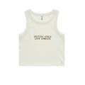 Binks & Bo 'British Girls Love Cowboys' `Embroidered Organic Cotton Vest Top
