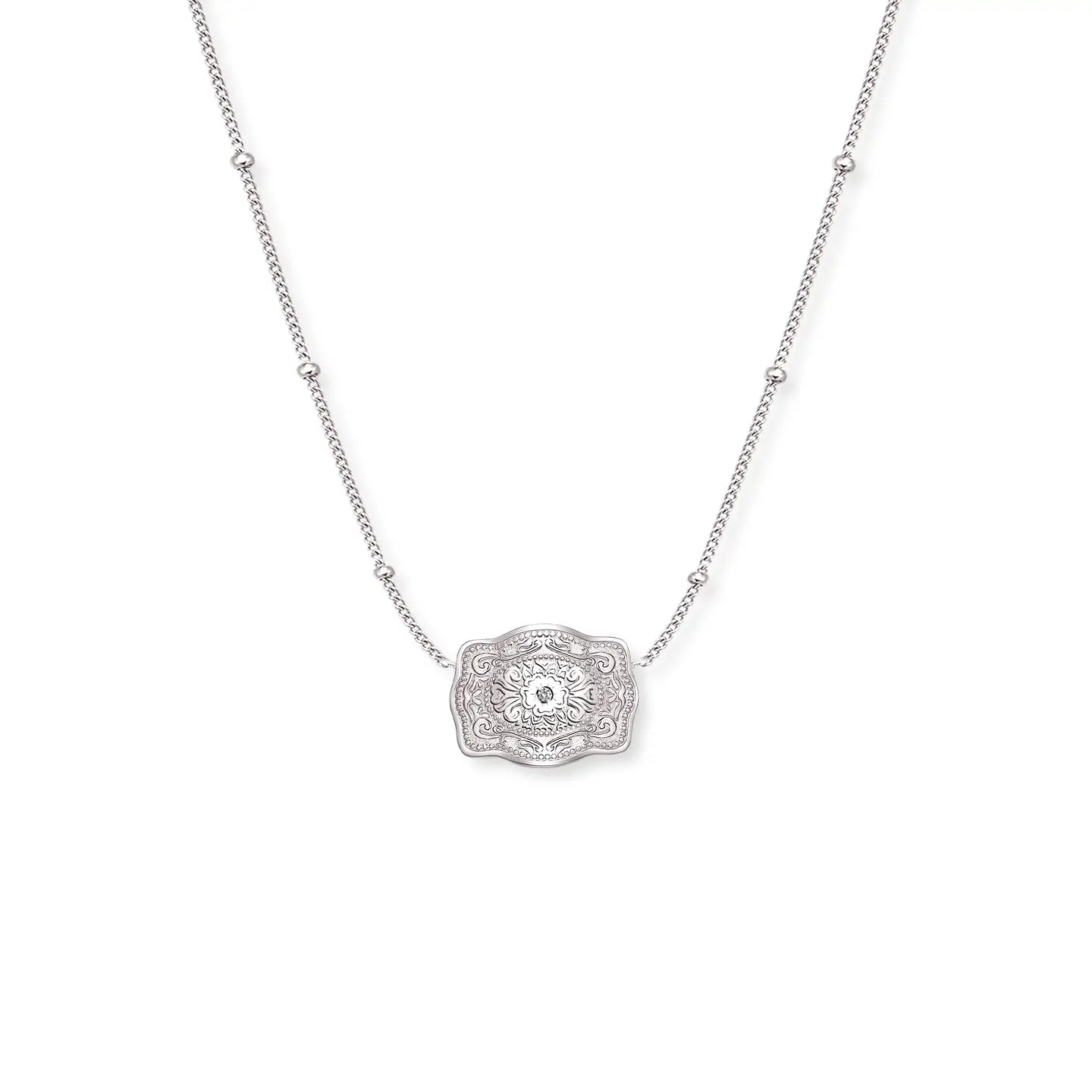 SpurWest Ultra Mini Belt Buckle Necklace Amelia Rose