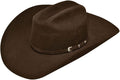 Ariat 3X Wool Felt Cattleman Cowboy Hat Chocolate Brown
