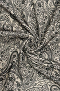 Paisley Henna Triangle Wildrag Bandana Black