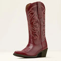 Ariat Heritage J Toe Stretch Fit Western Boot Sangria