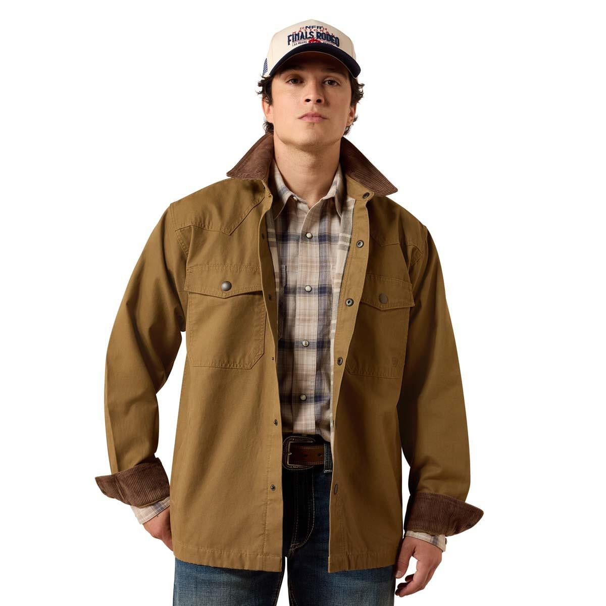 Ariat Mens Retro Canvas Shirt Jacket
