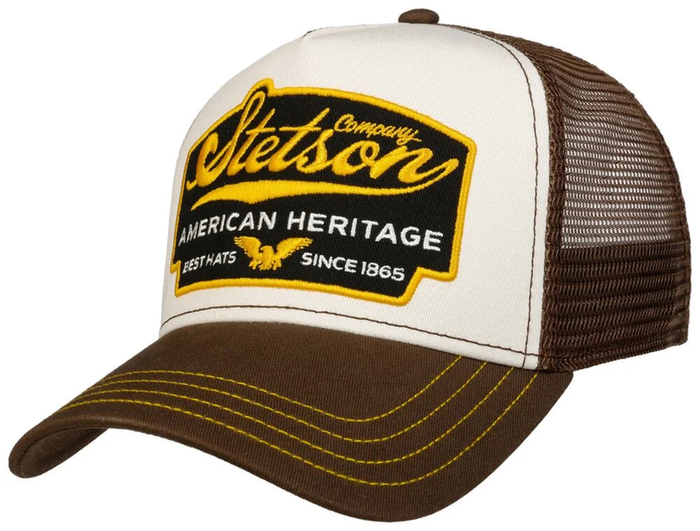 Stetson American Heritage Trucker Cap Brown