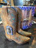 Wildflower Okla Miel Retro Cowboy Boots