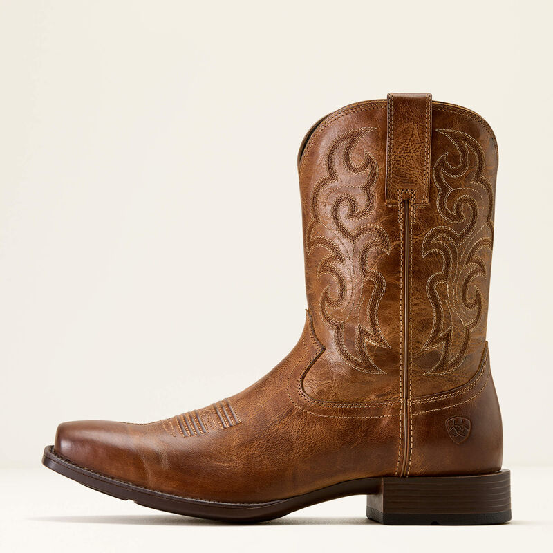 Bodie Square Toe Zip Western Boot
