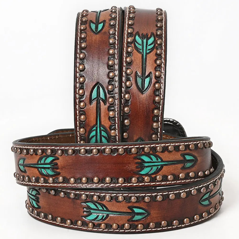 American Darling Hand Painted Western Leather Belt