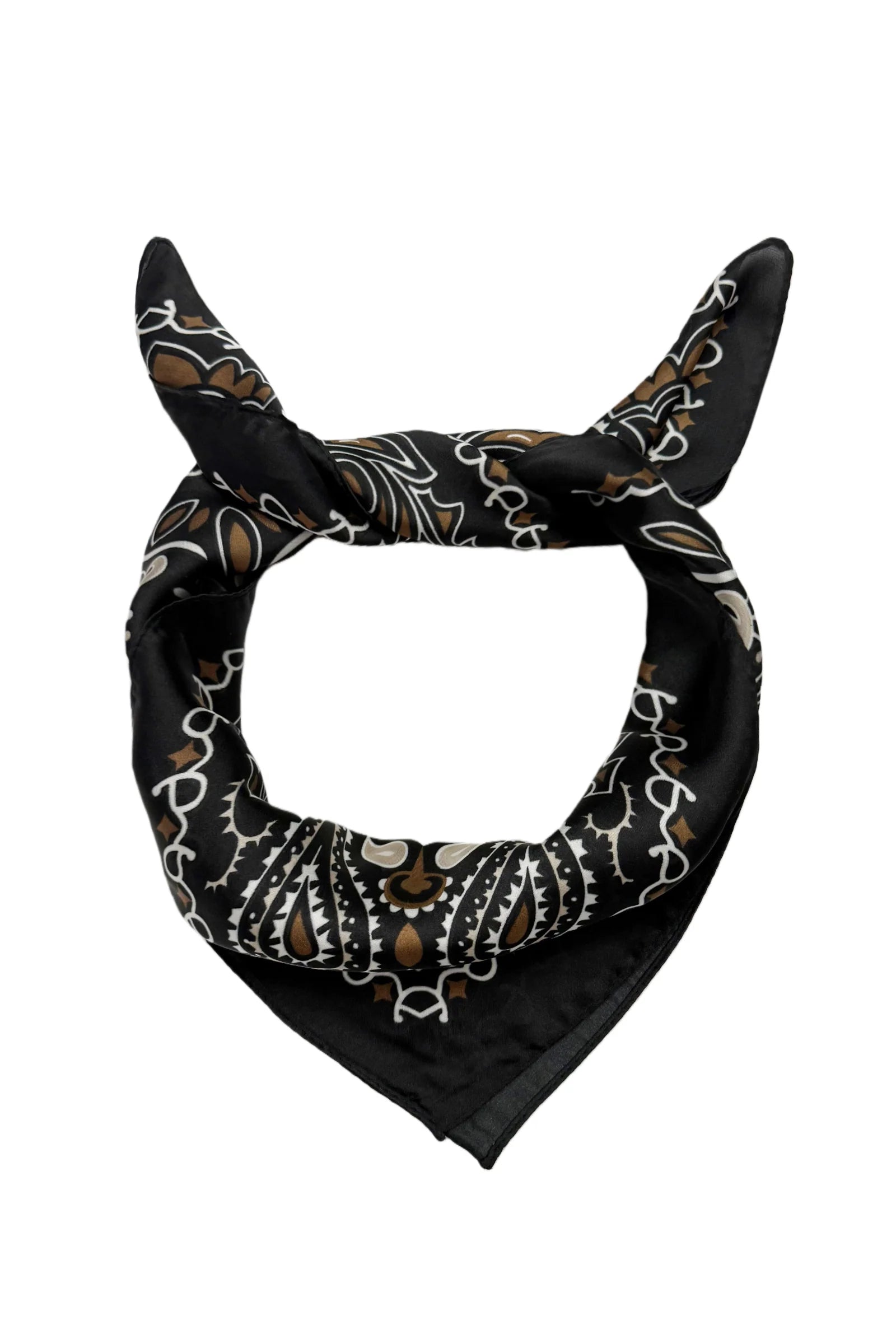 Black Paisley Wildrag Bandana