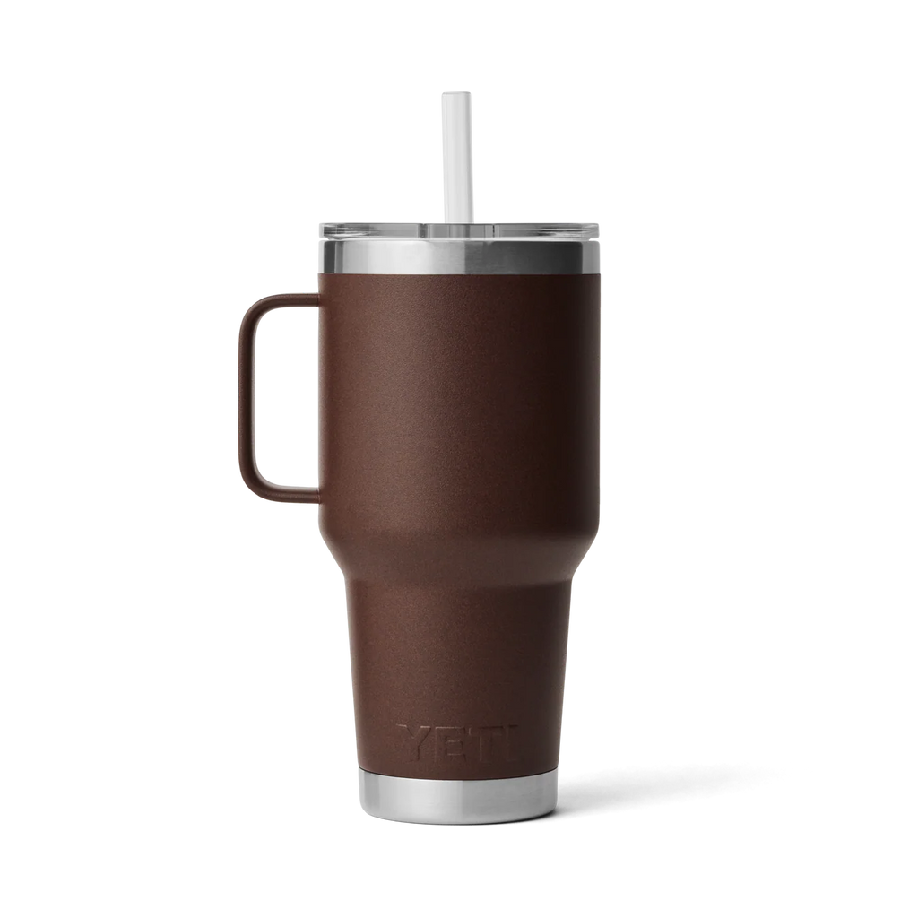 YETI 35oz Straw Mug Wetlands Brown
