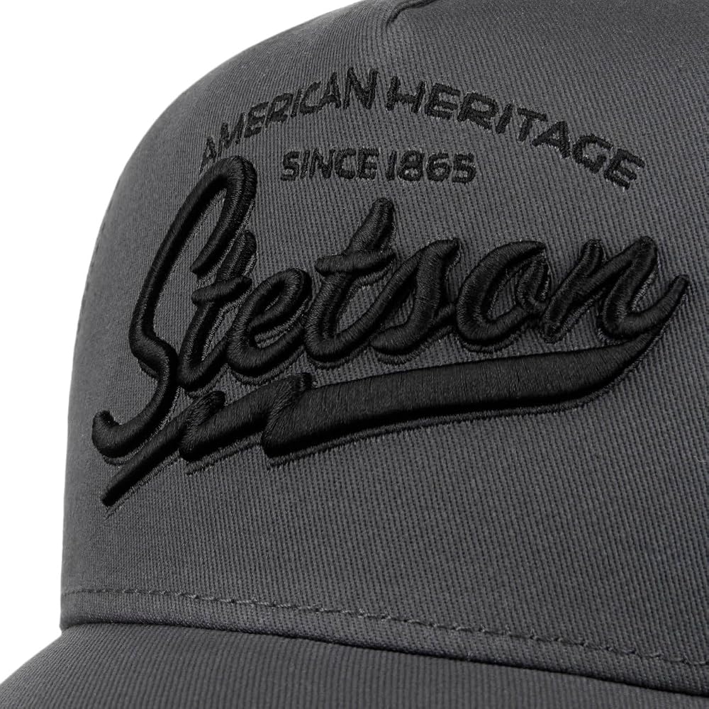 Stetson Since 1865 Grey Trucker Cap