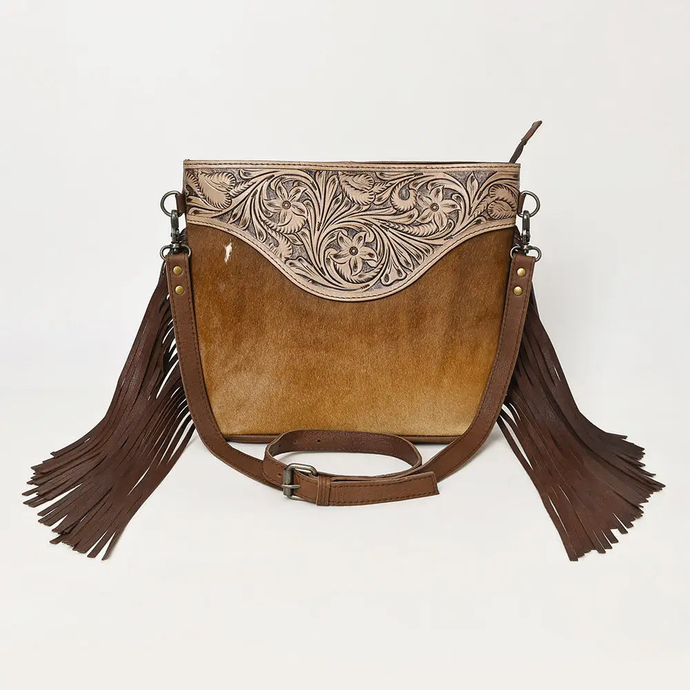 American Darling Genuine Hand Tooled Leather Cowhide Western Bag