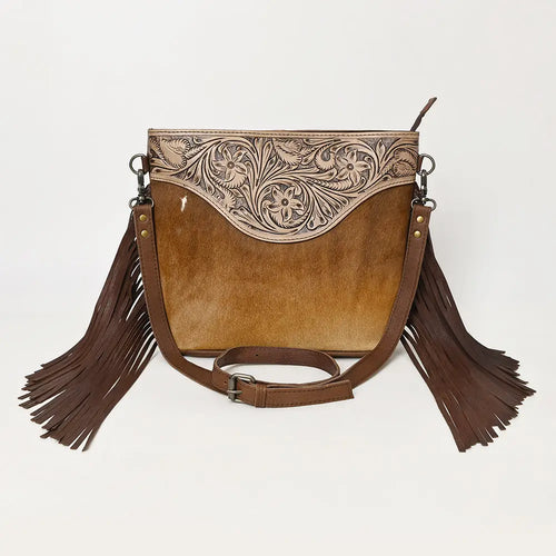American Darling Genuine Hand Tooled Leather Cowhide Western Bag