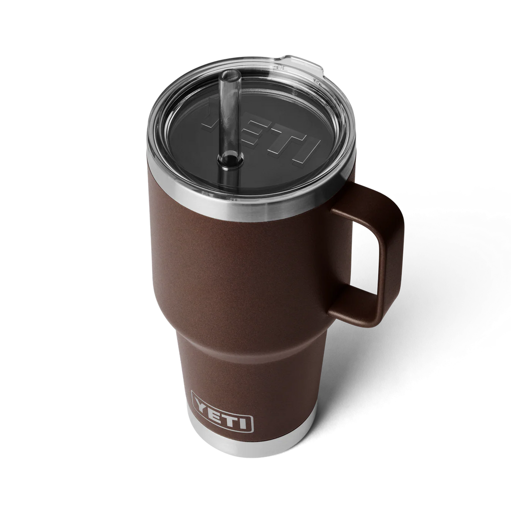 YETI 35oz Straw Mug Wetlands Brown