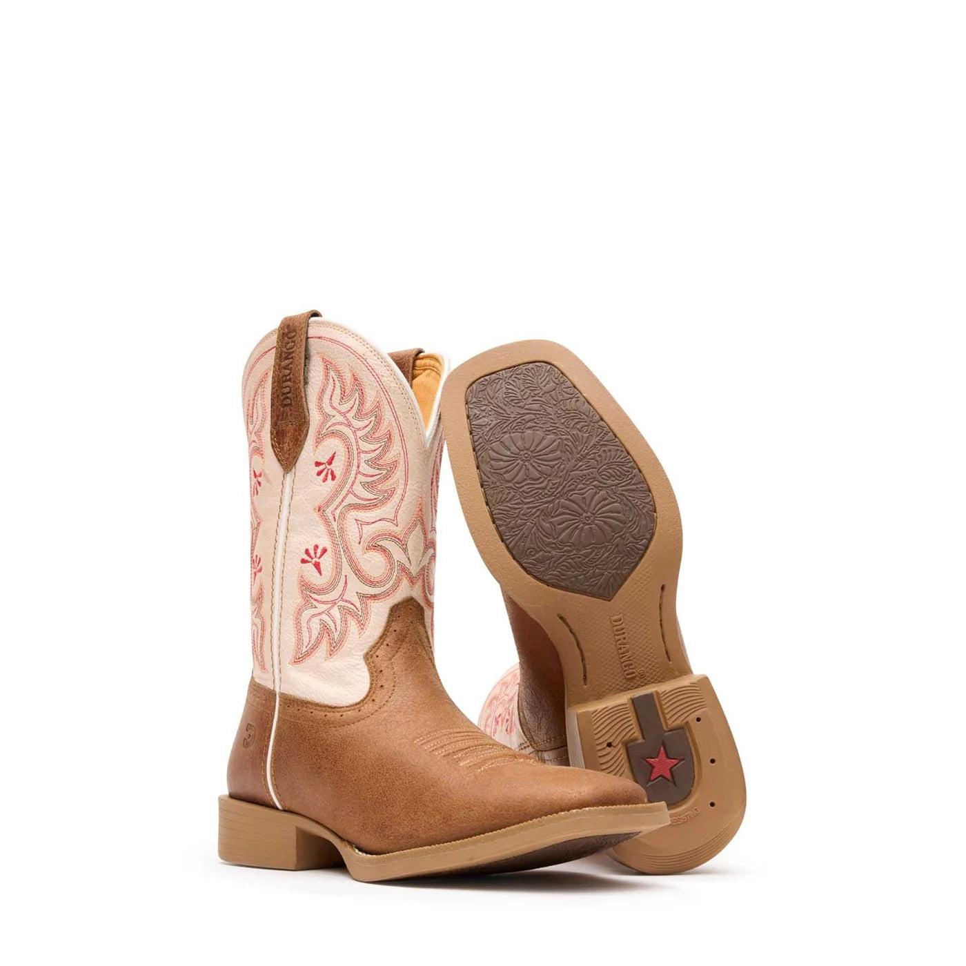 Durango Shyloh Metallic Peach Cowboy Boots