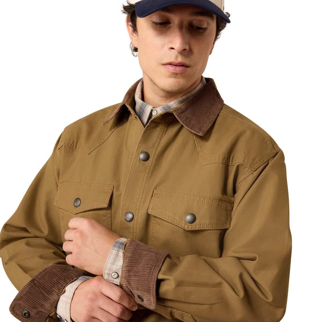Ariat Mens Retro Canvas Shirt Jacket
