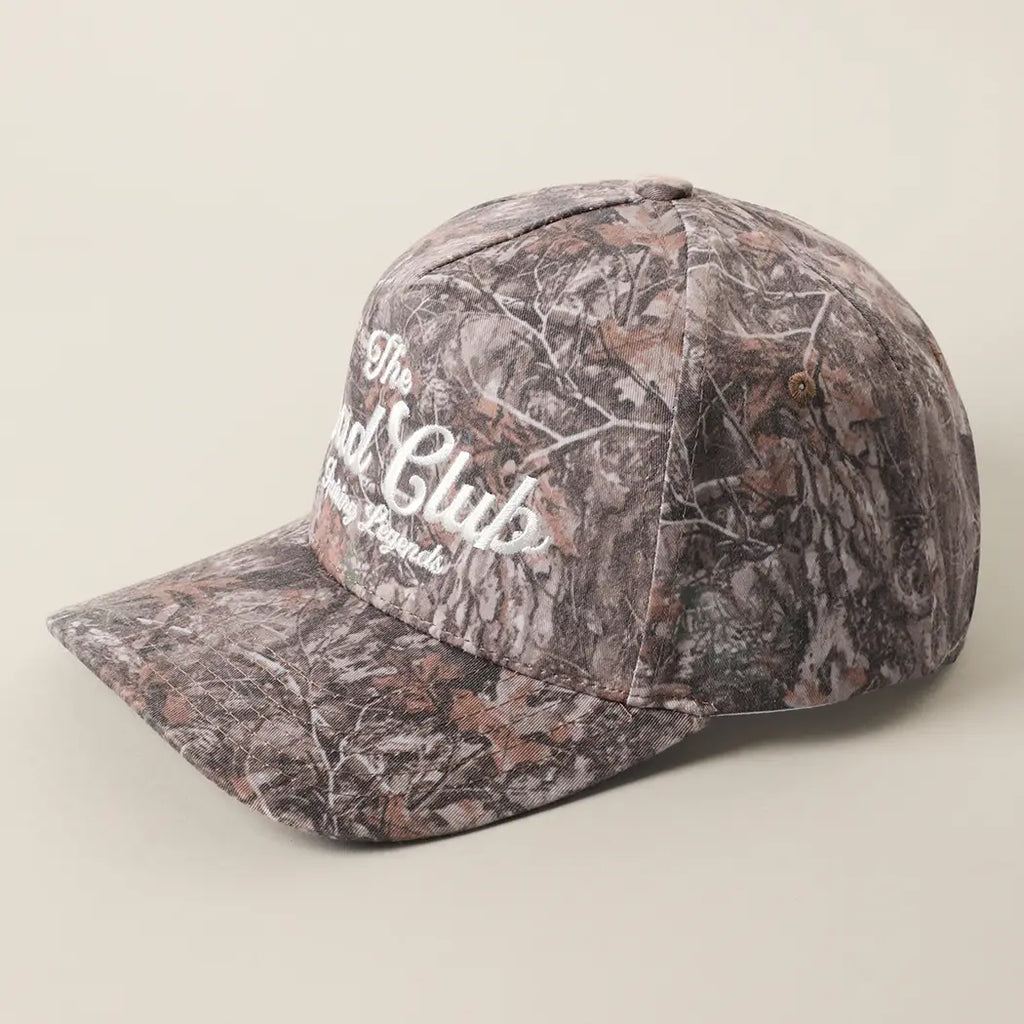 The Dad Club Embroidered Trucker Cap