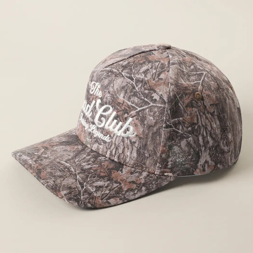The Dad Club Embroidered Trucker Cap