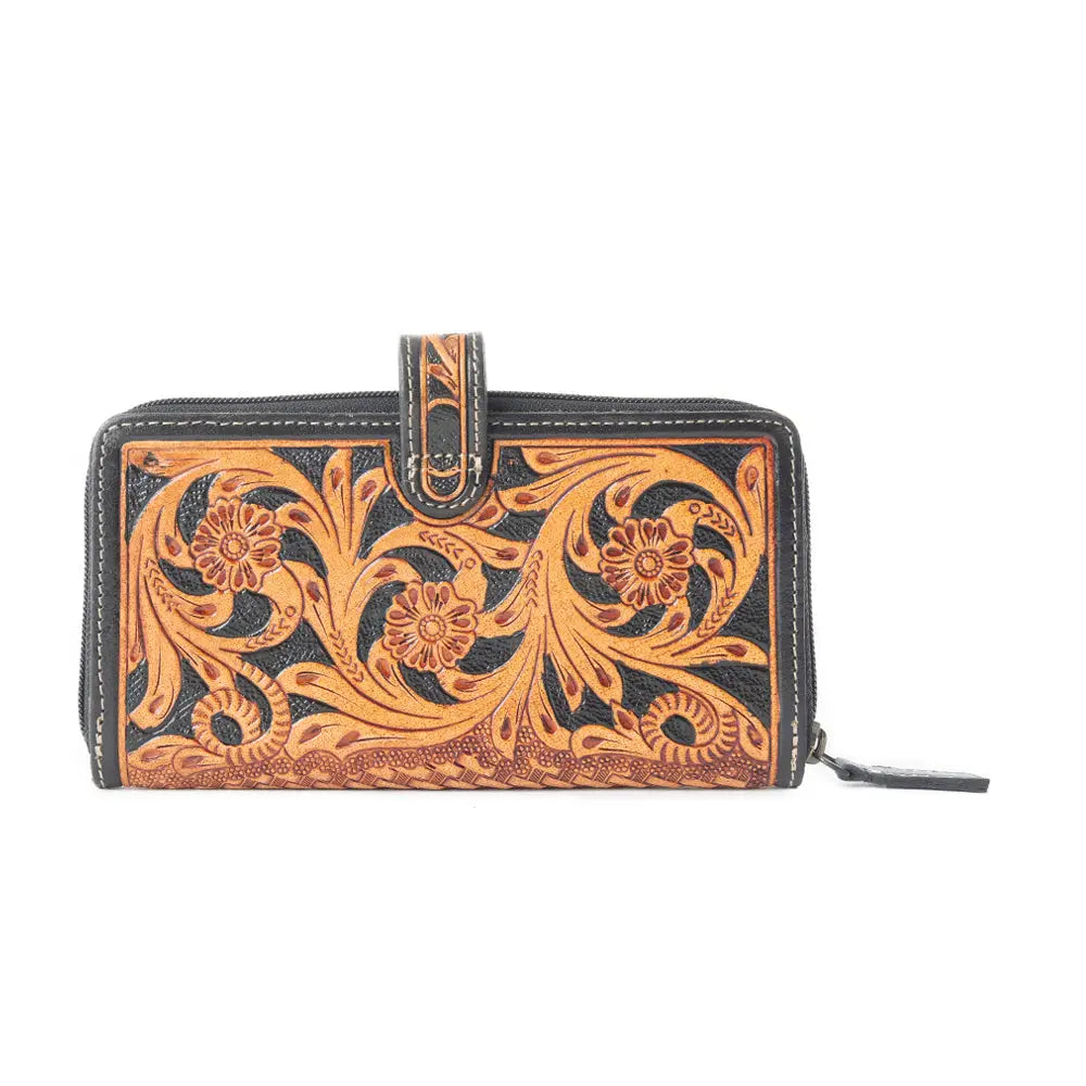 Myra Tooled Leather Mysa Purse