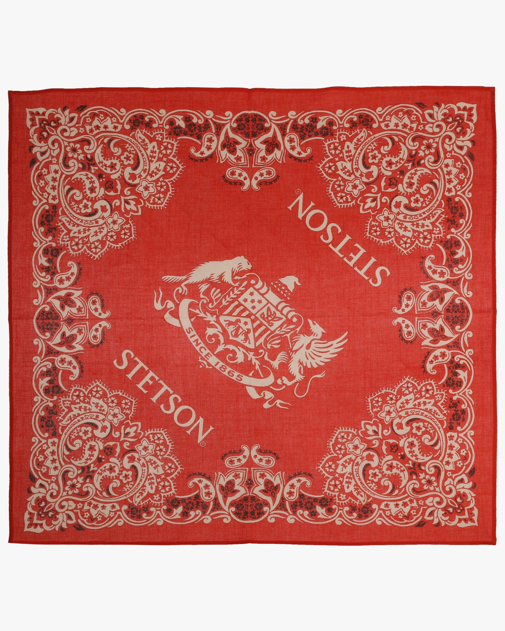 Stetson Red  Cotton Bandana