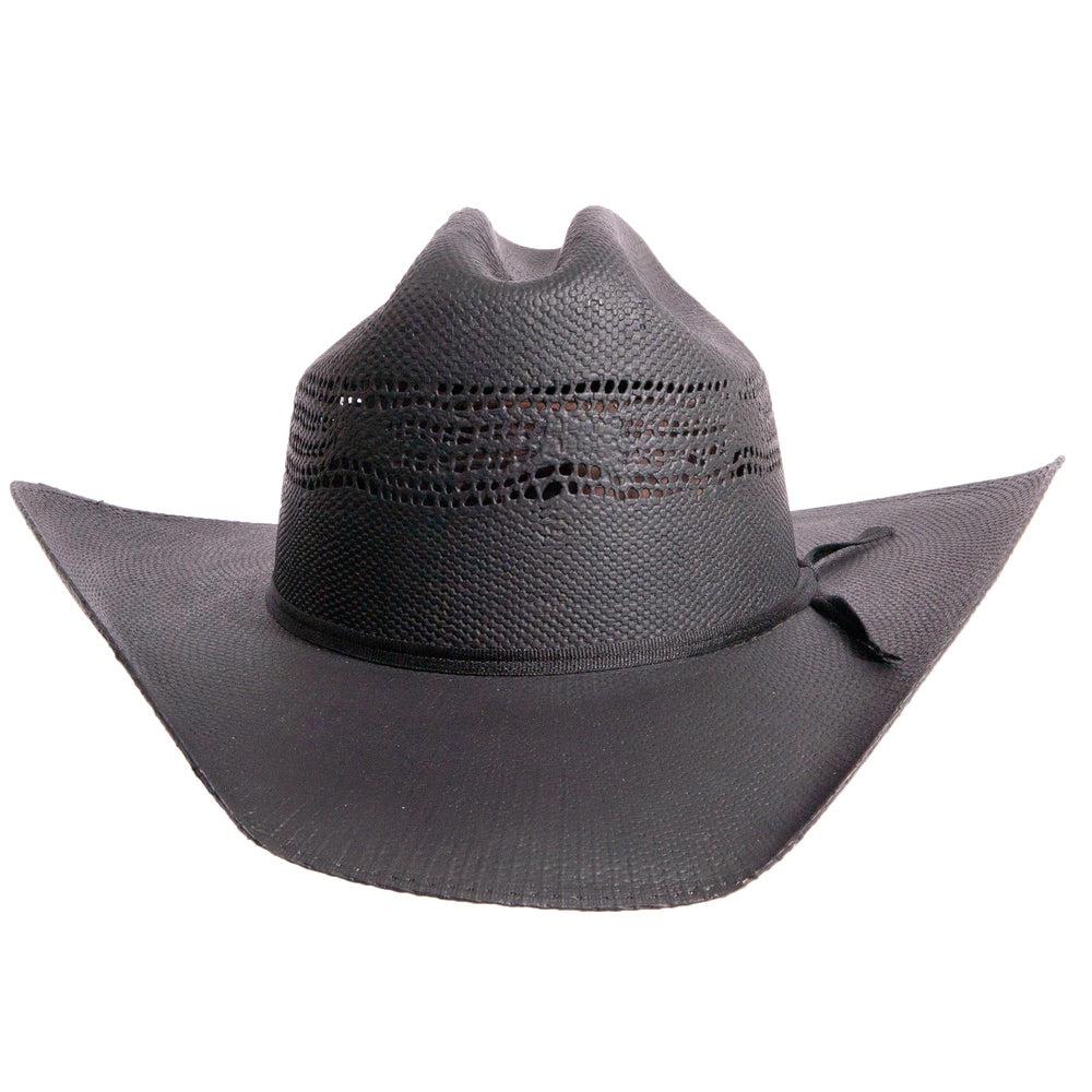 American Hat Makers Bozeman Black Straw Cowboy Hat