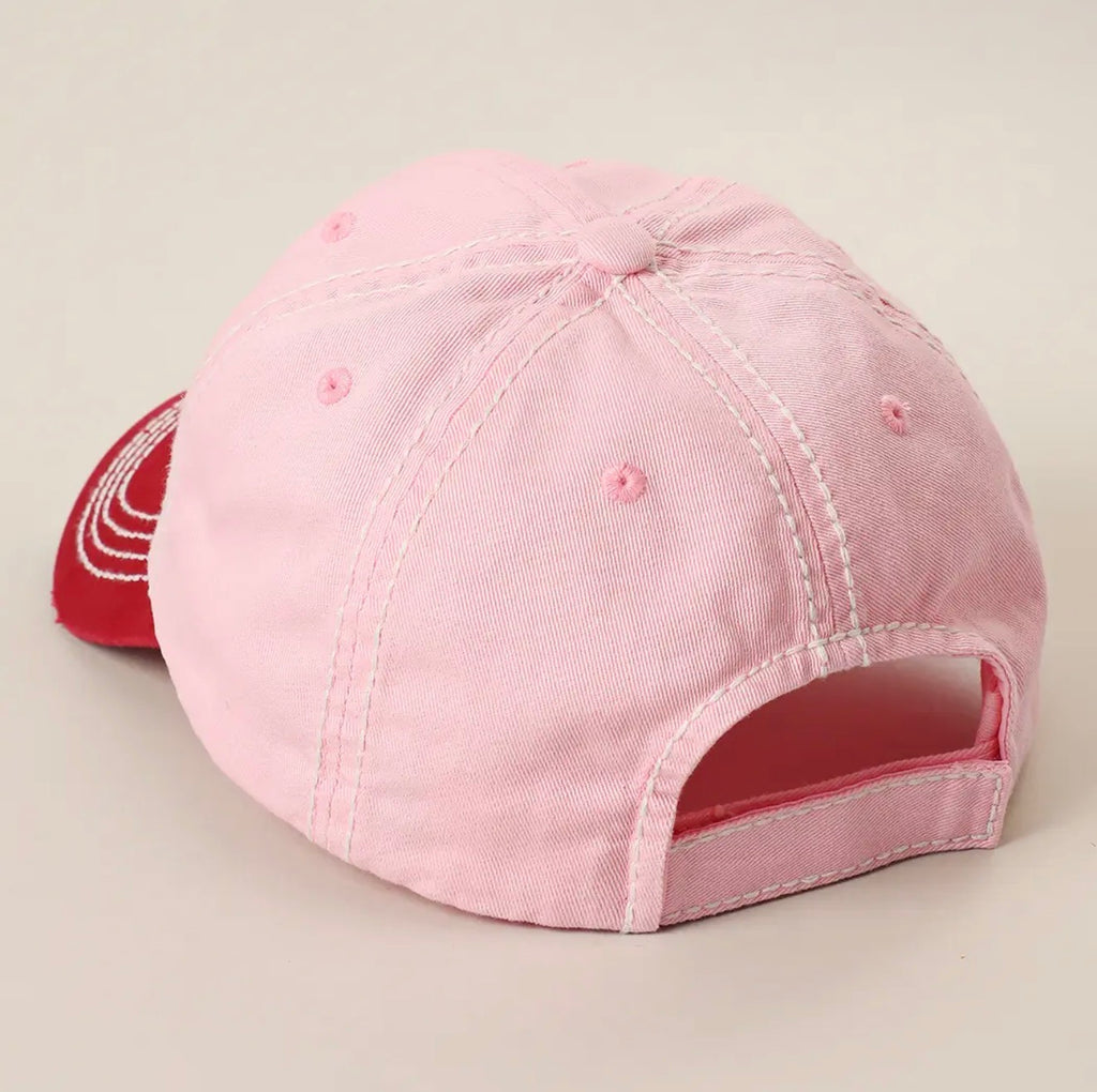 Hot Pink Wild At Heart Cap
