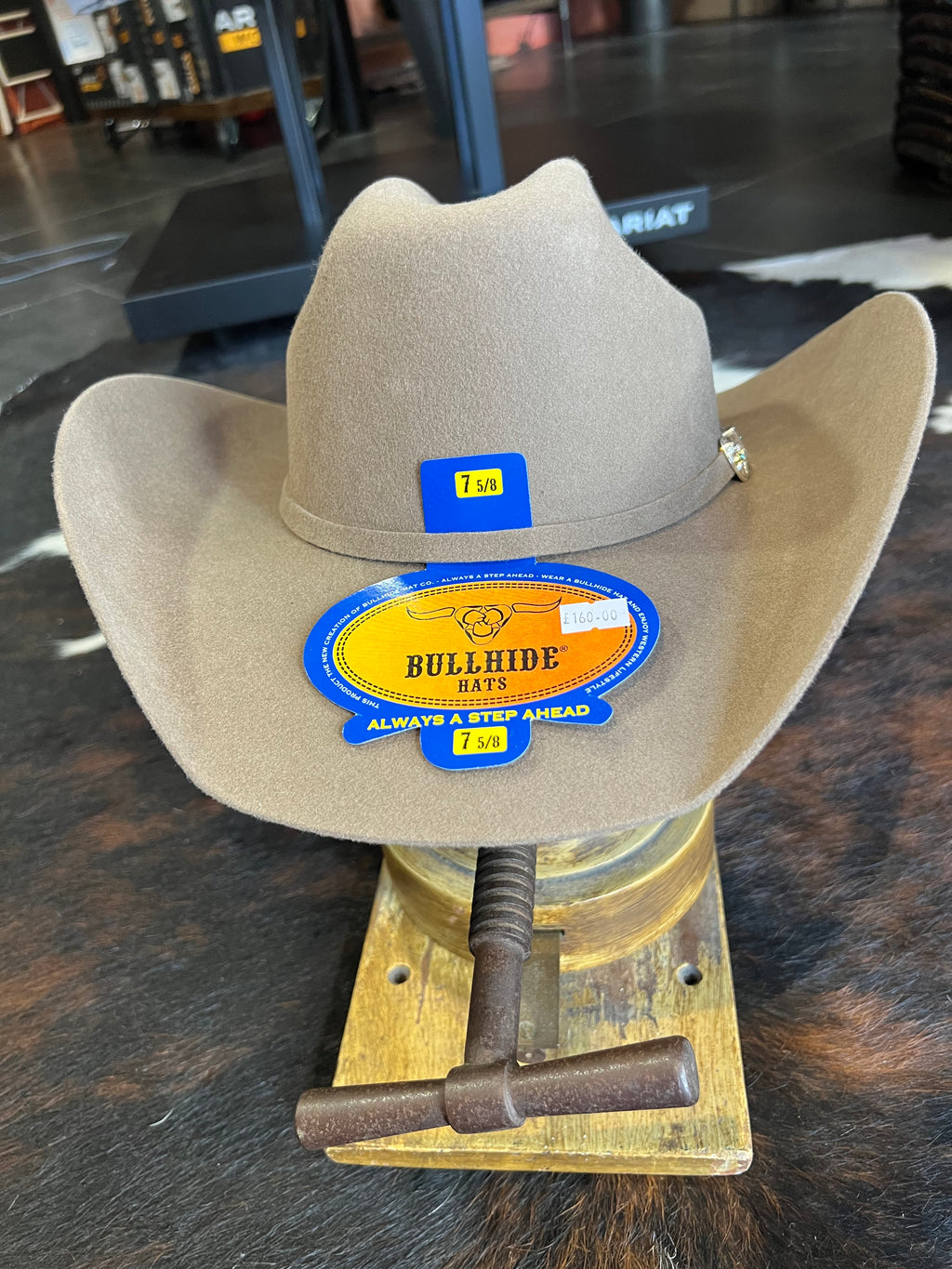Bullhide 8X Tan Cattleman Cowboy Hat