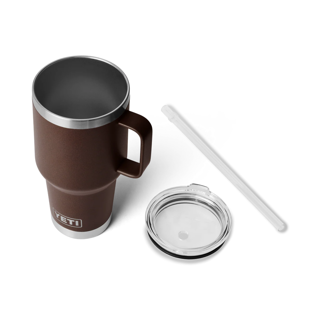 YETI 35oz Straw Mug Wetlands Brown