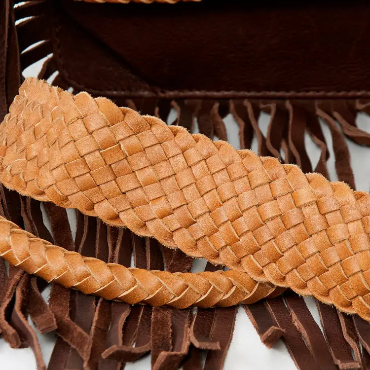 American Darling Genuine Leather Fringe Western Bag