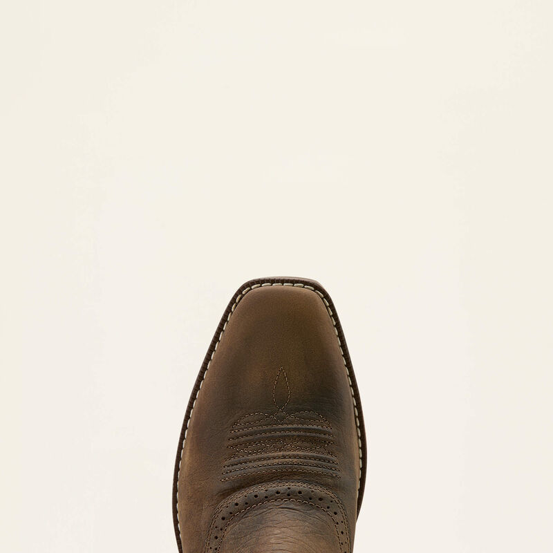 Hybrid Roughstock Antler Cowboy Boot