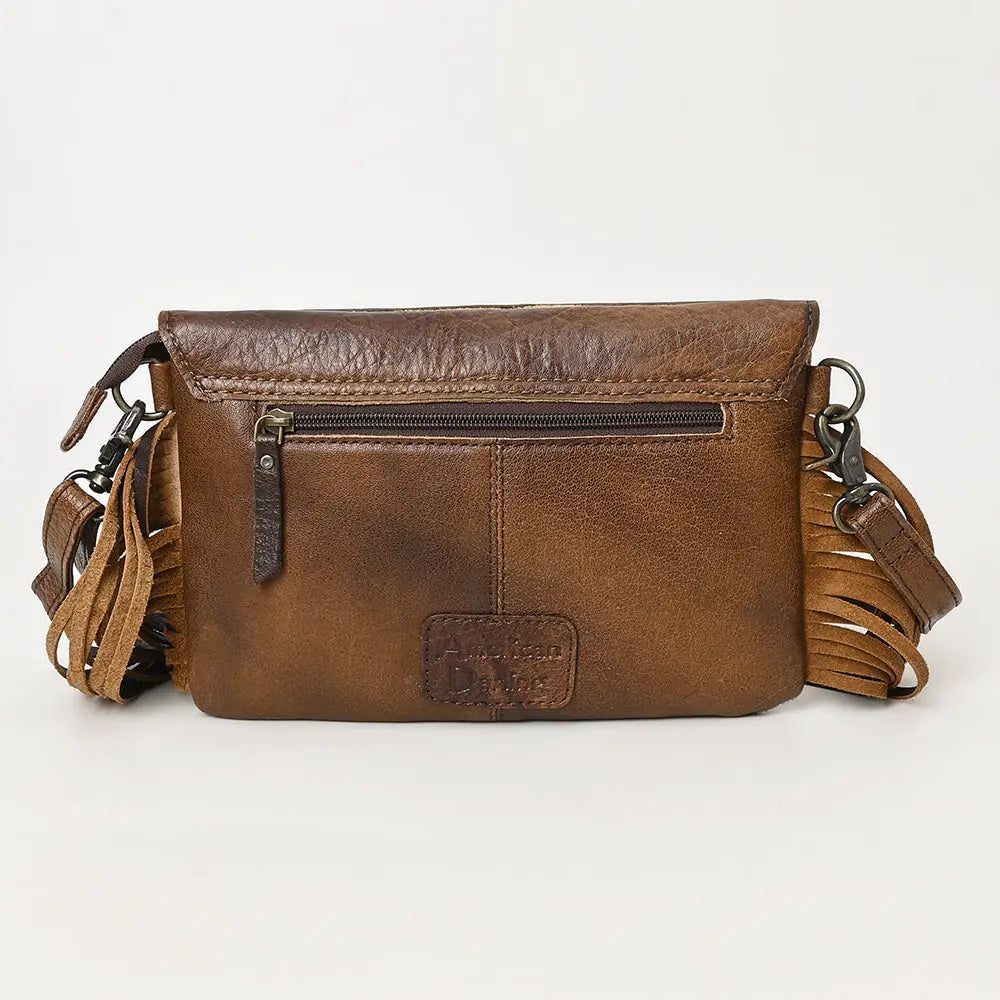American Darling Cowhide Hand Tooled Leather Bag