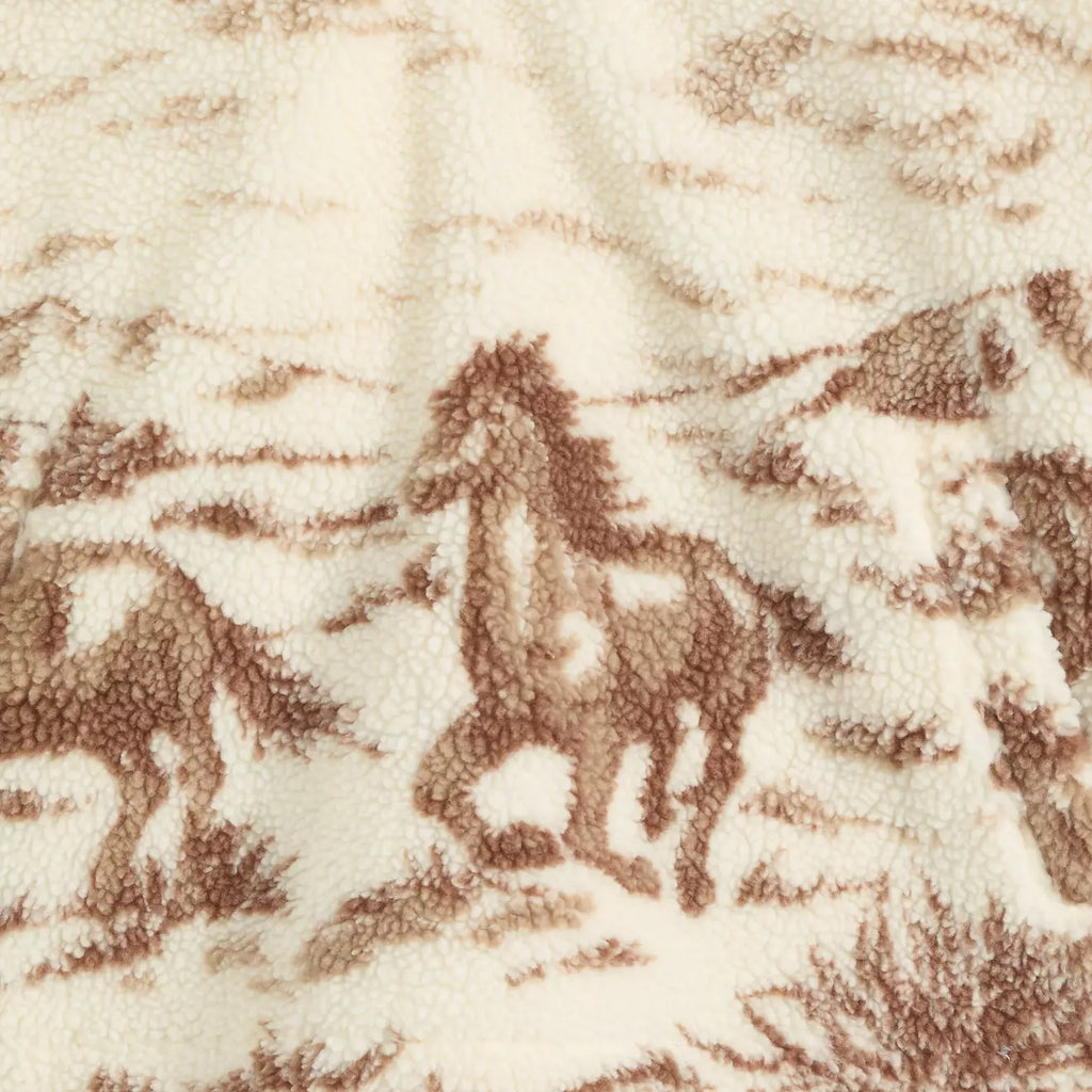 Levi Wild Horses Sherpa Pullover