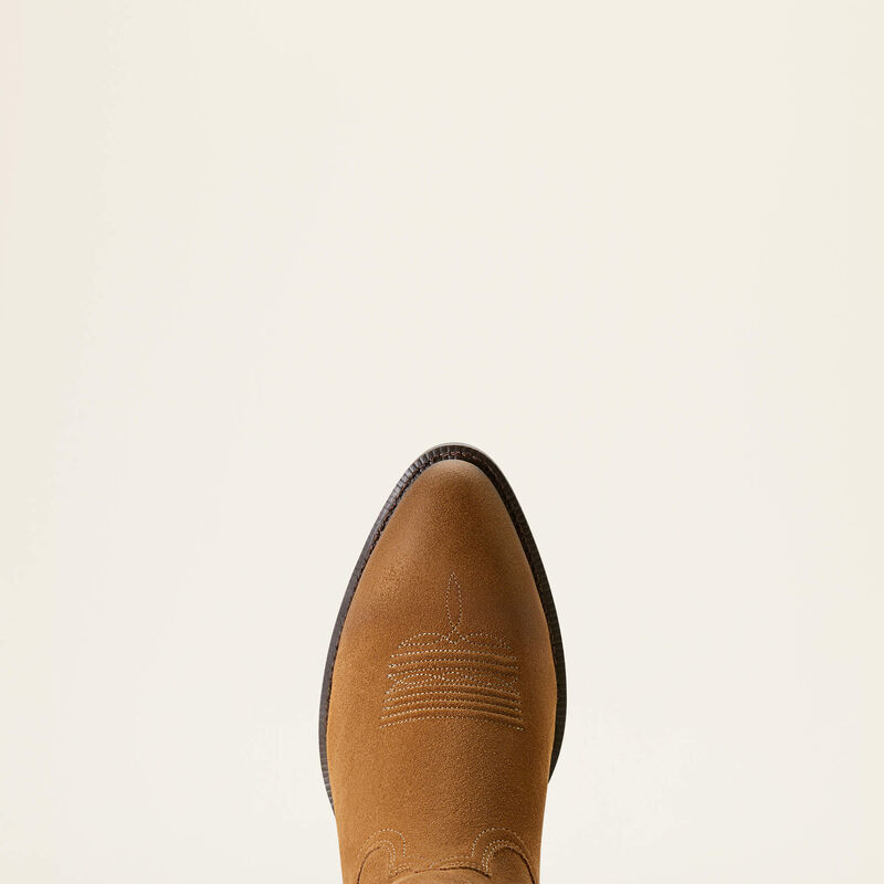Ariat Heritage R Toe Western Boot Dijon Suede