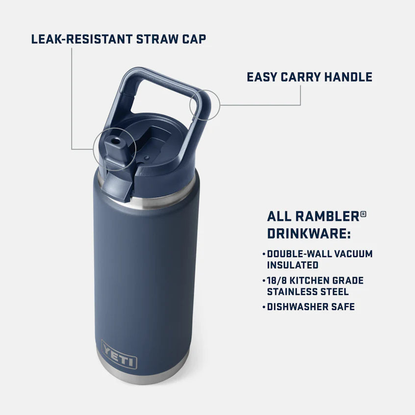 YETI 26oz Rescue Red Bottle