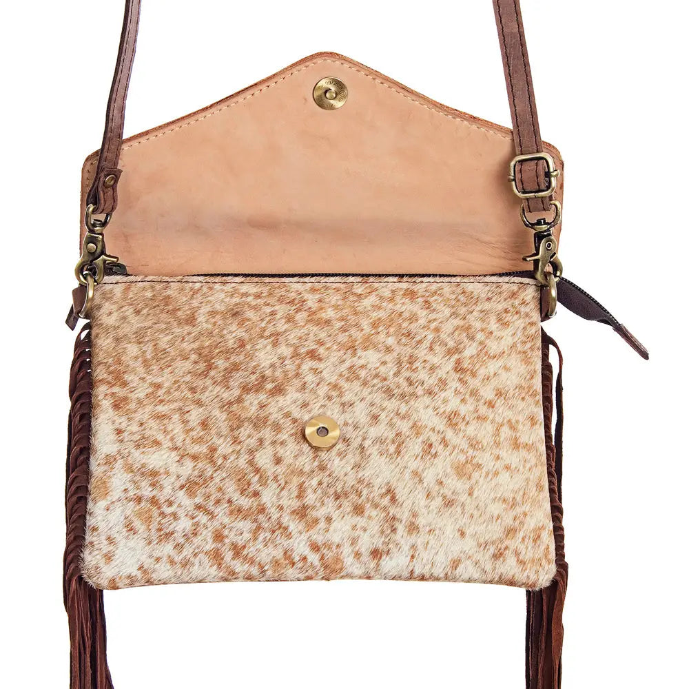 American Darling Fringe Hand Tooled Cowhide Western Bag
